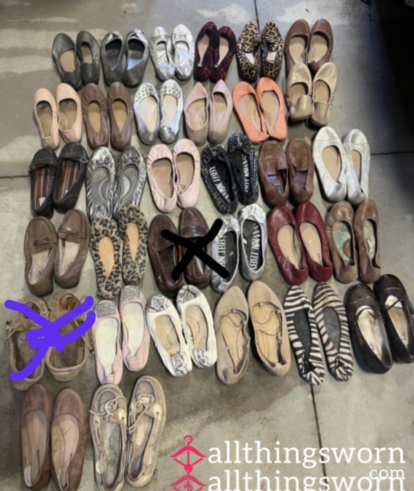 Stinky Flat Shoes Pick Your Pair Comes With Seven Day Wear