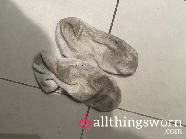STINKY Gym Socks | Multiple Gym Sessions & Stained From Ebony Goddess Eve 🧦