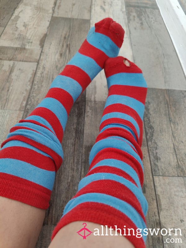 Stinky Long Socks With Holes