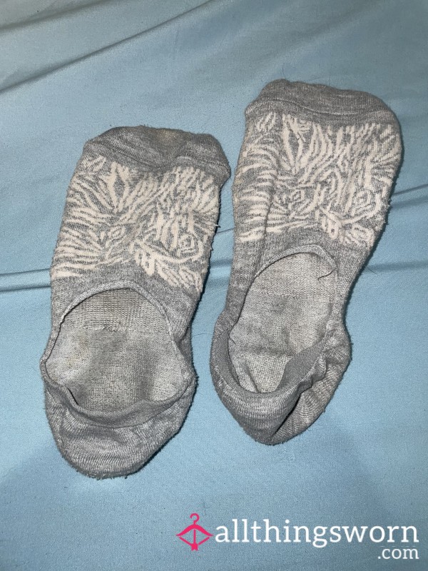 STINKY No Show Roxy Socks, Worn 2 Days Already