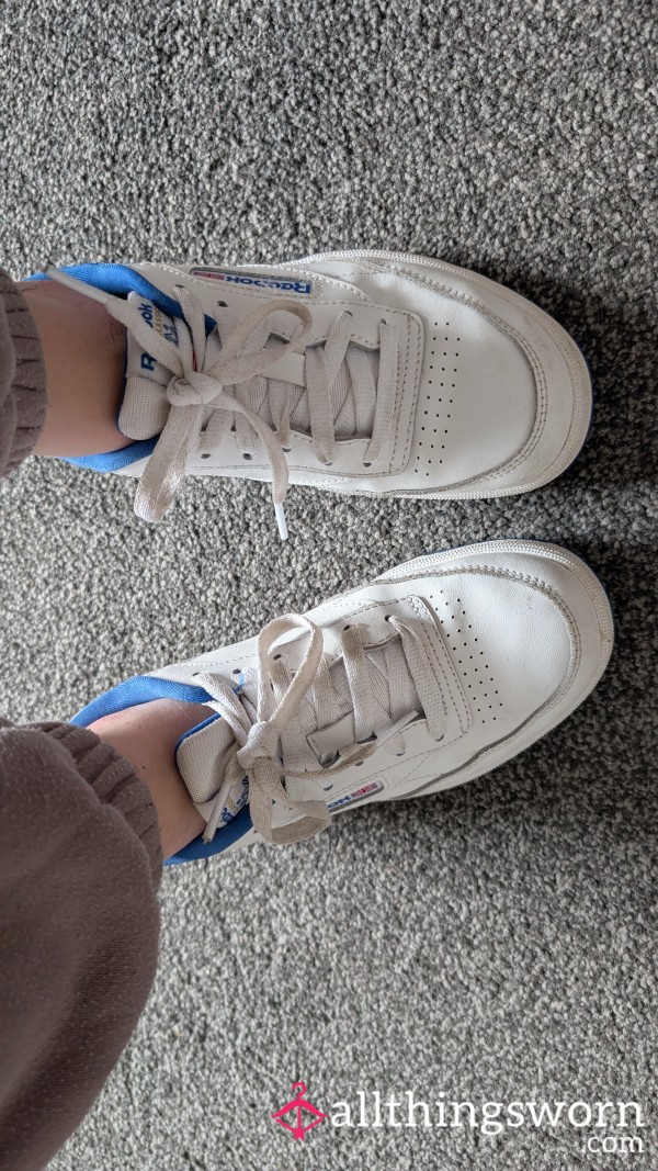 Stinky Reebok's Worn With Bare Feet