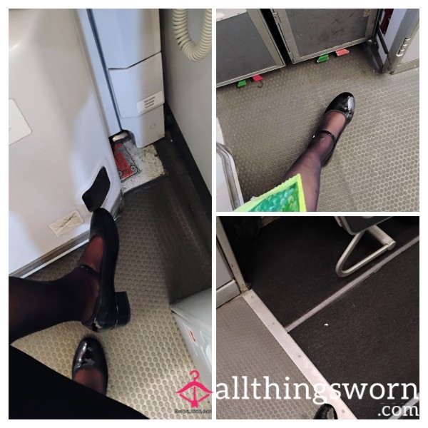 Stinky, Scuffed, Smelly Flight Attendant Shoes