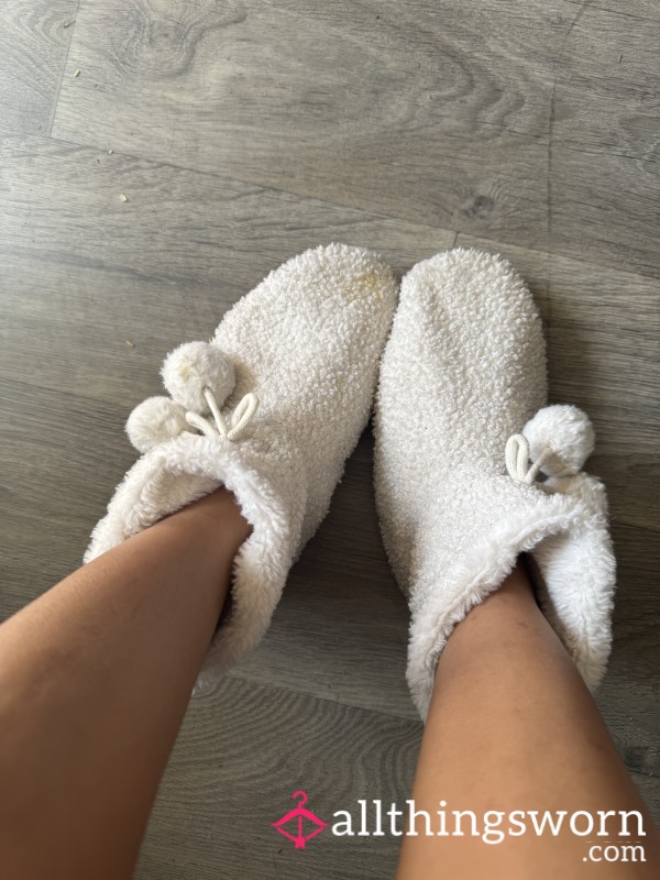 Stinky Sleepy PJ White Booties