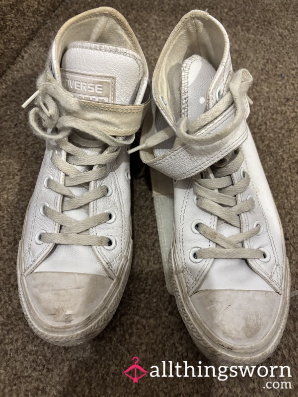 Stinky, Sweat-Drenched Dirty White Converse
