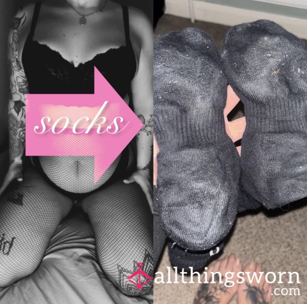 🎀Stinky, Sweaty Black Socks🎀