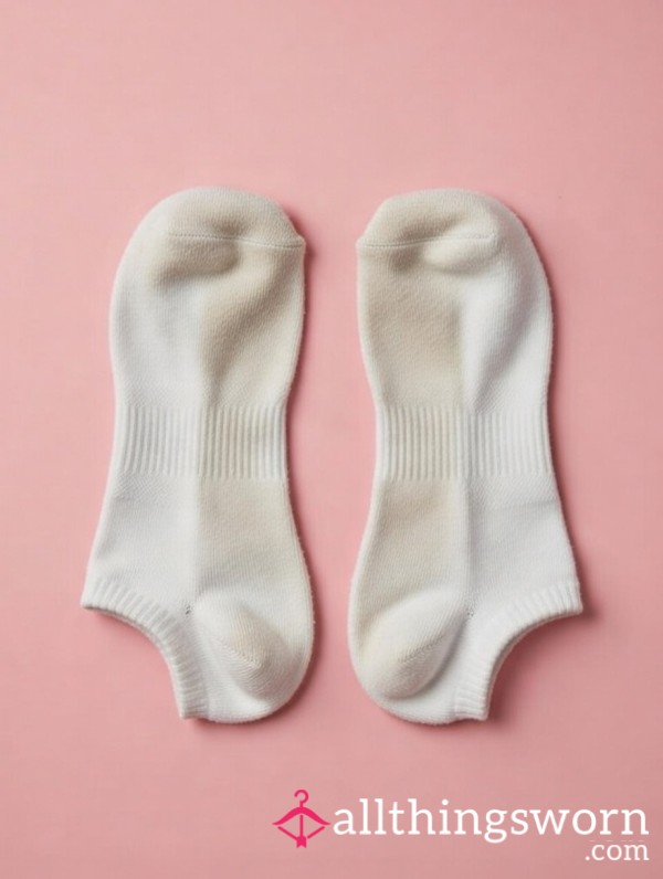 Stinky Sweaty Dirty White Socks