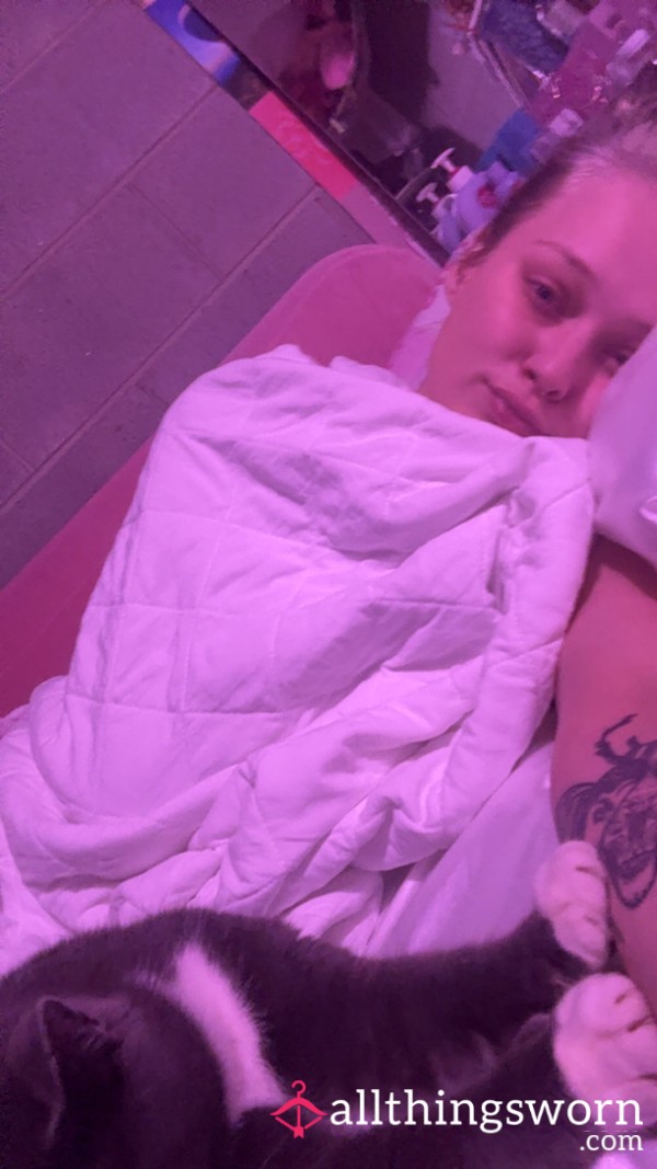STINKY, Tattoo Inked, Dirty Satin Sick Girl Sheets, Slept On Over A Week 💗