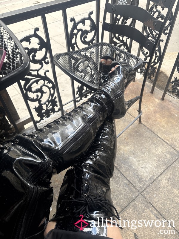 Stinky Thigh High Boots
