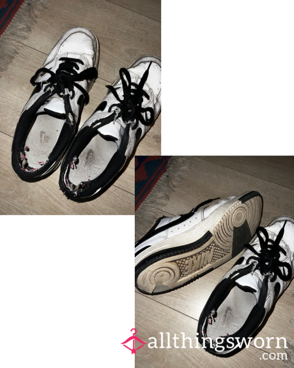 Stinky Trashed Nike Trainers