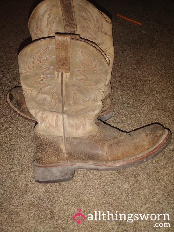 Stinky, Used Good Cowgirl Boots
