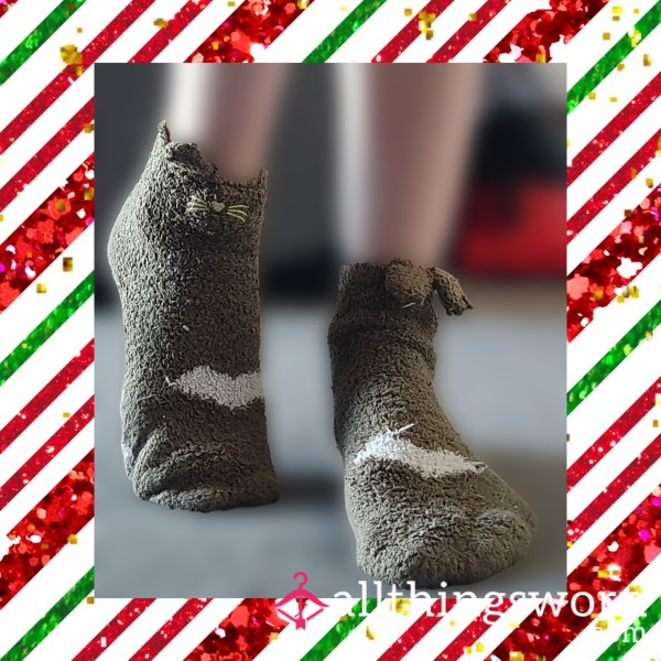 Stinky Well Worn Green Socks 💚