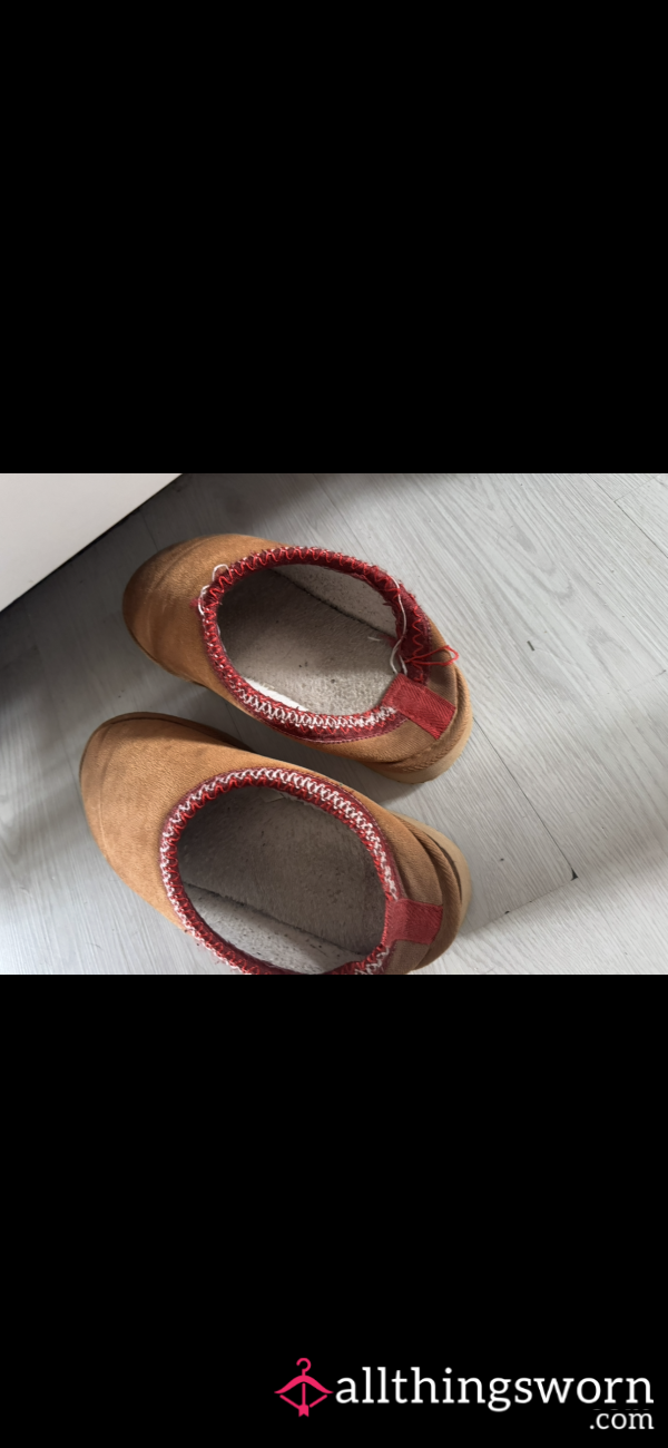Stinky Well Worn Slippers