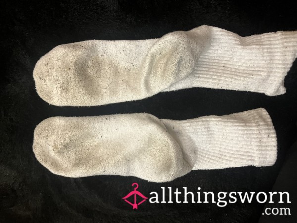 Stinky White Gym Socks