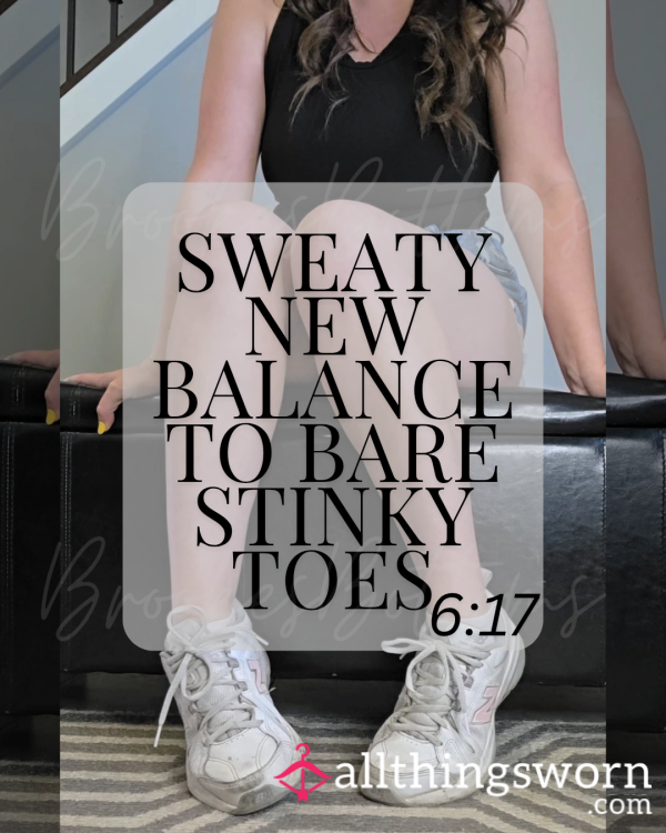 Stinky White NBs & Sweaty Sock Tease – MILF Foot Worship 👣 6:18