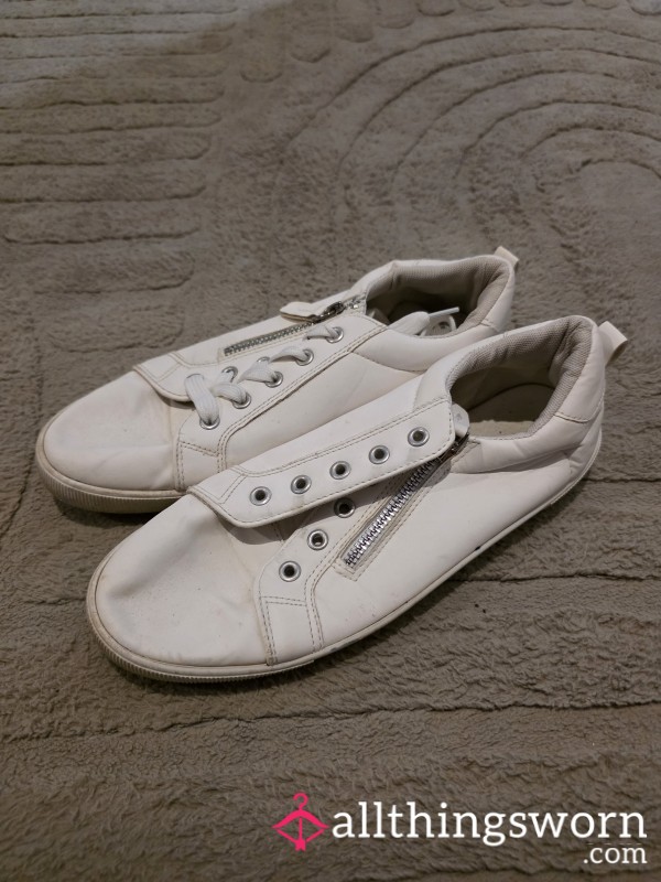 Stinky White Sneakers.