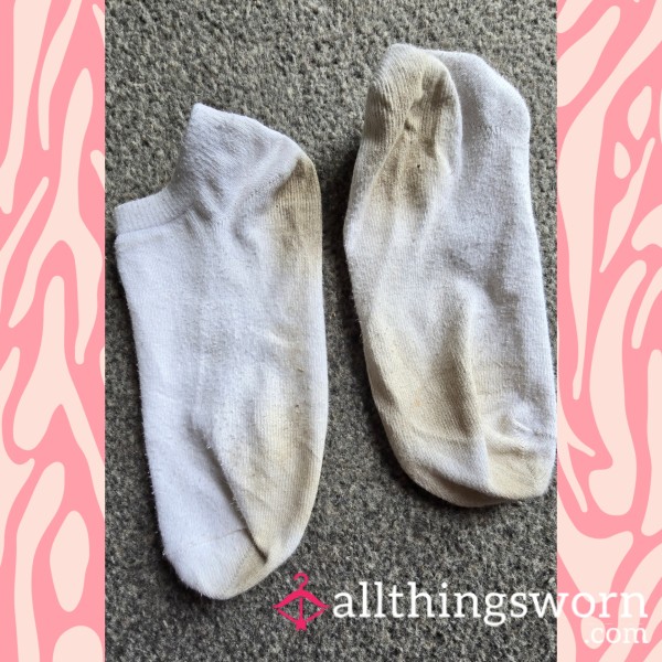 3 Day Worn Stinky White Socks 🧦🤍