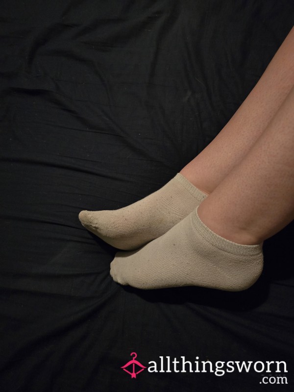 Stinky White Trainer Socks