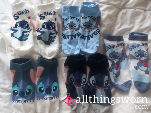 Stitch Happy Socks😍💙|cute
