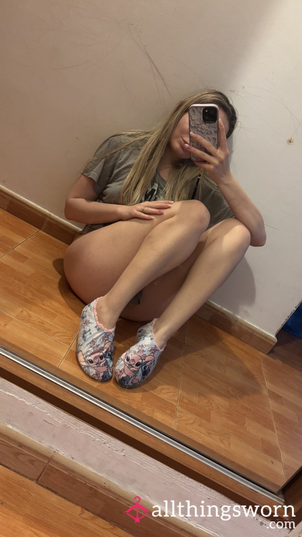 Stitch House Slippers – Very Used, Very Sweaty & Super Smelly