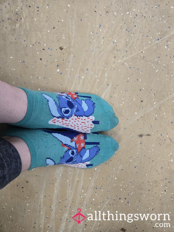 Stitch Theme Holiday Socks