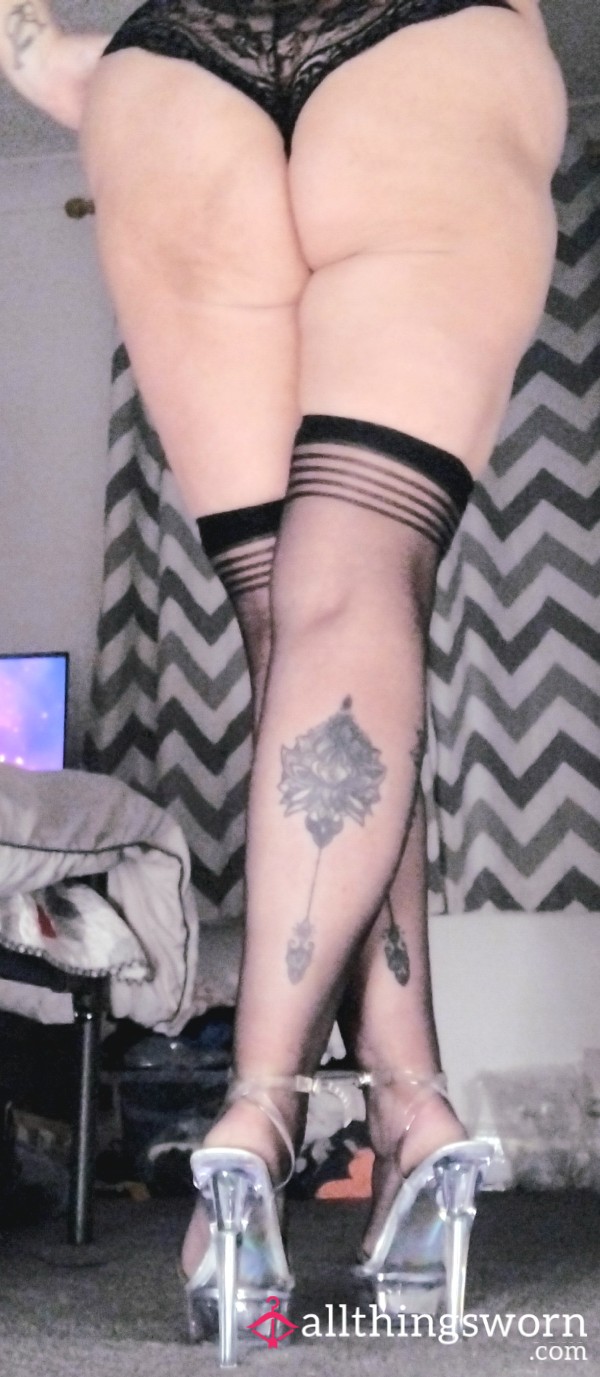 Stocking Worn Through A Erotic Shoot
