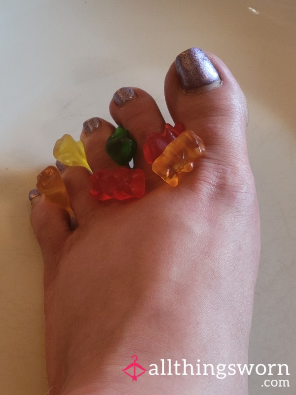 Stomped Crushed Gummy Bear Fetish Candy