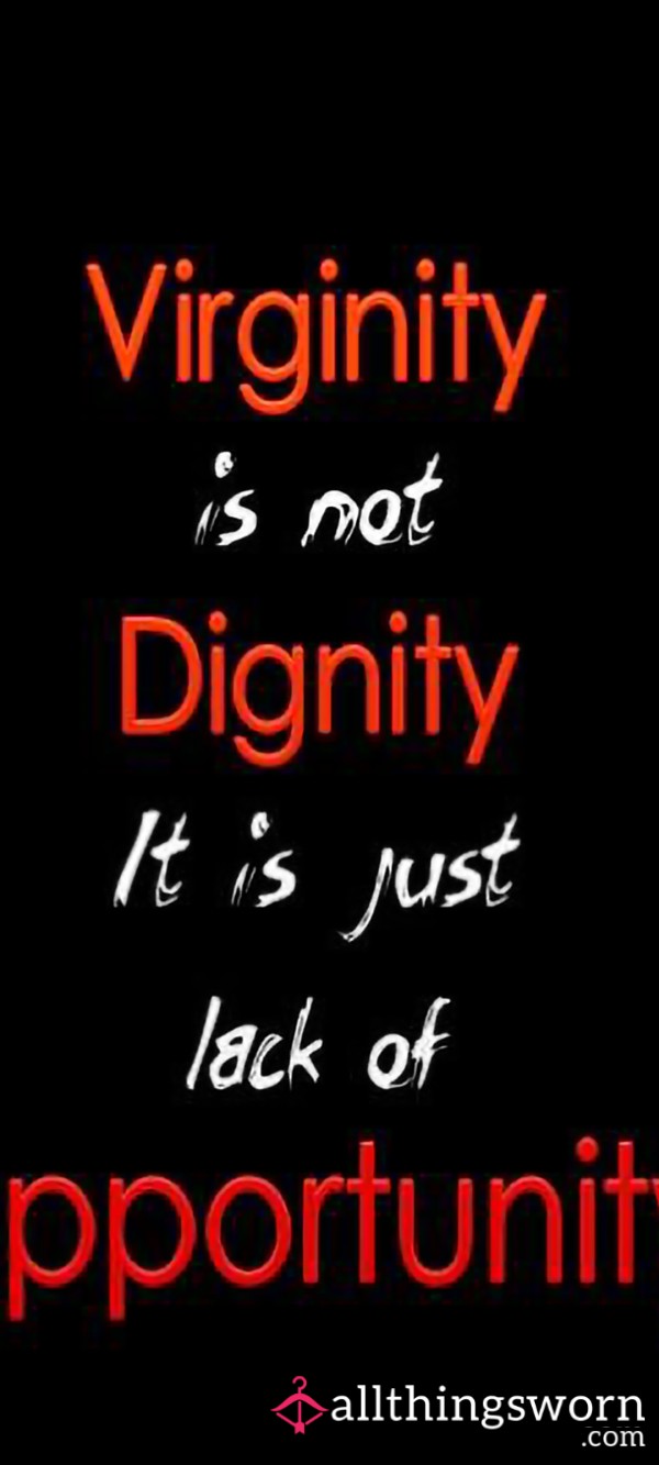 Stop Right There If You Are A Virgin You Owe Tax! No Excuses