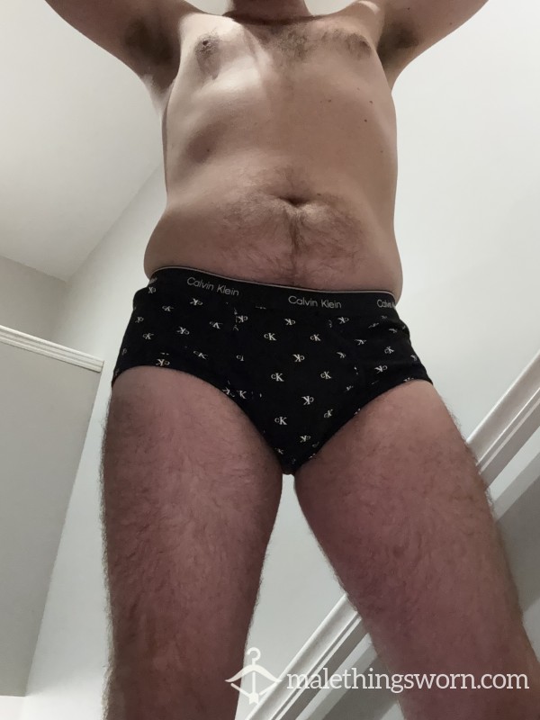 Straight Hairy Daddy’s CK Briefs