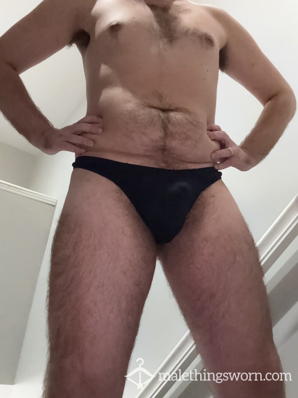 SOLD: Straight Hairy Dad’s Thong 🫣