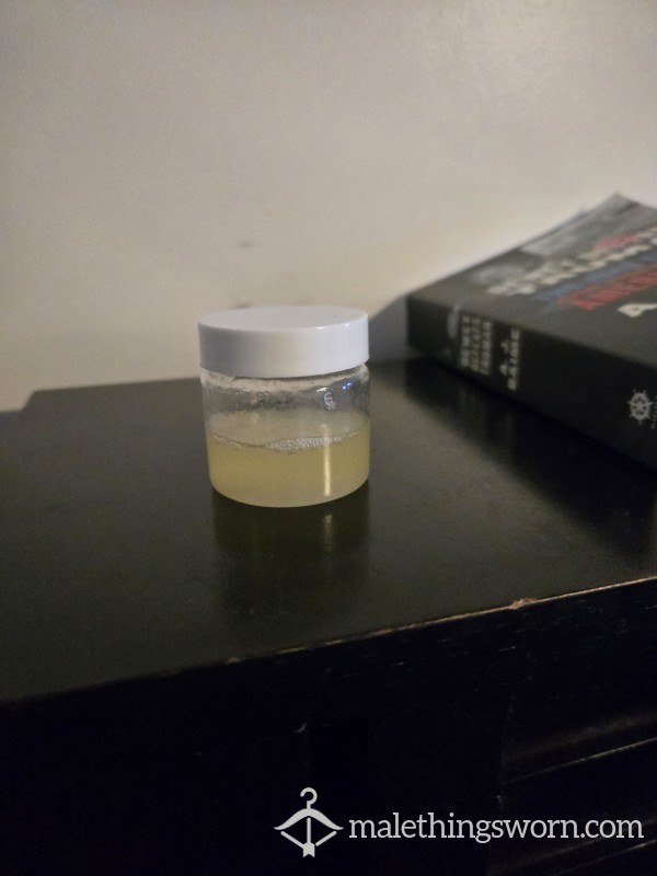 "Straight" Married Dad's C*m Jar - 3 Loads