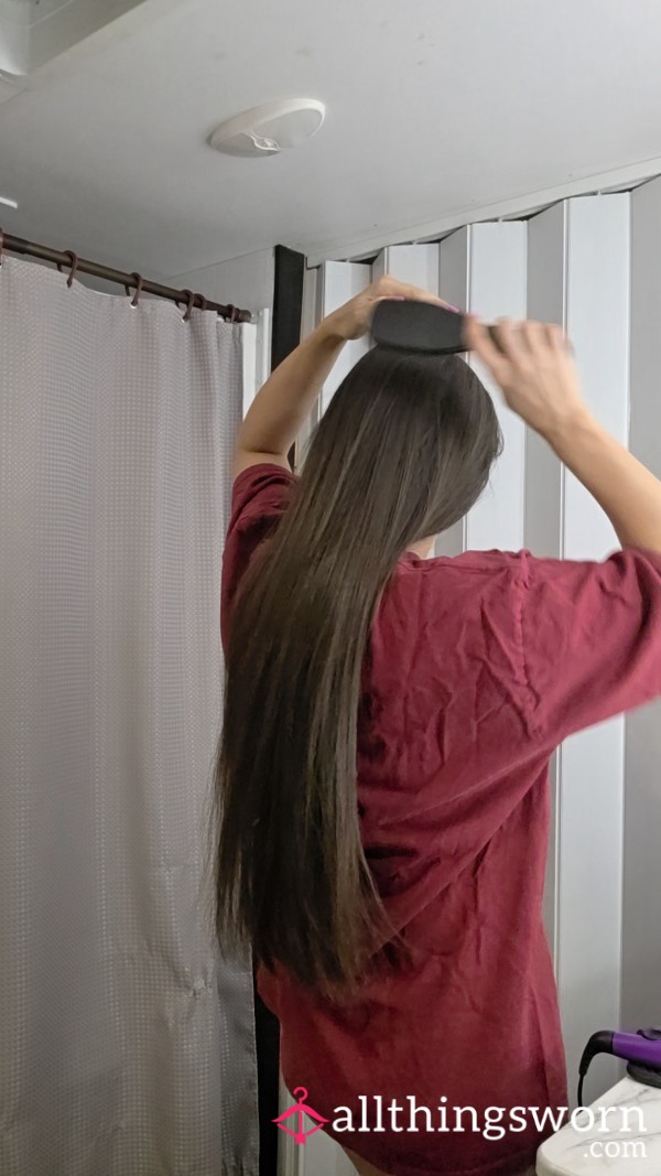 Straightening, Brushing, And Loving My Hair