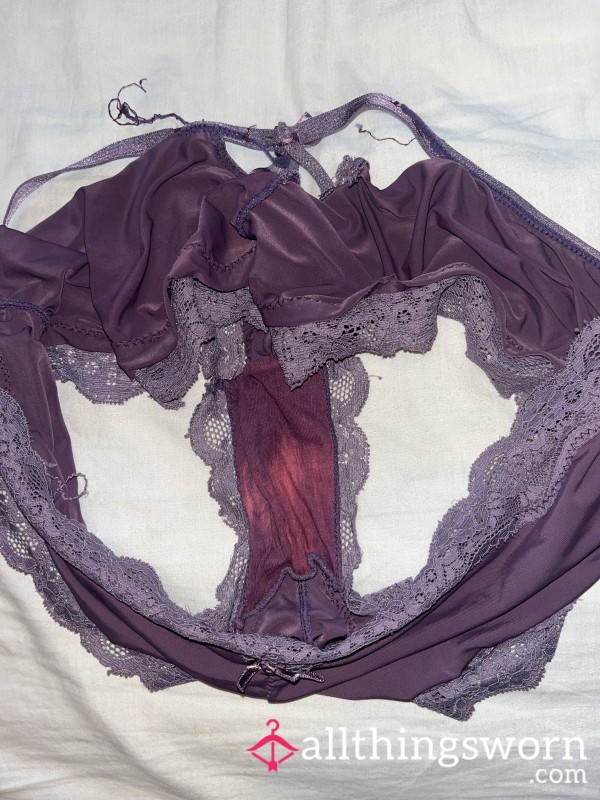 Strained Panties With Holes