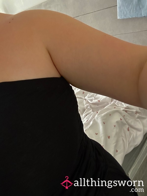 Strapless Black Top