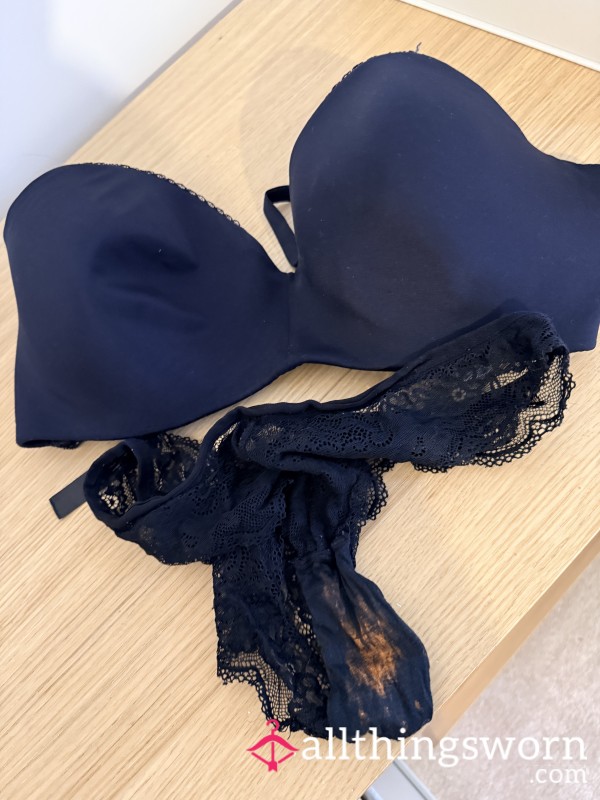 Strapless Bra And Panties Combo
