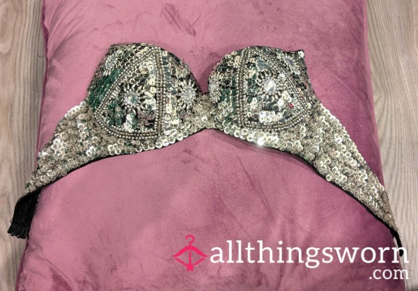 Strapless Sequin Designer Bra