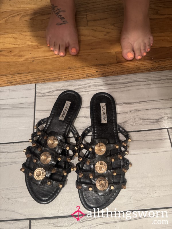 Strappy Studded Sandals 😈 Worn, Soft & Addictive
