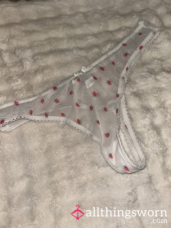 Strawberry Lace Thong