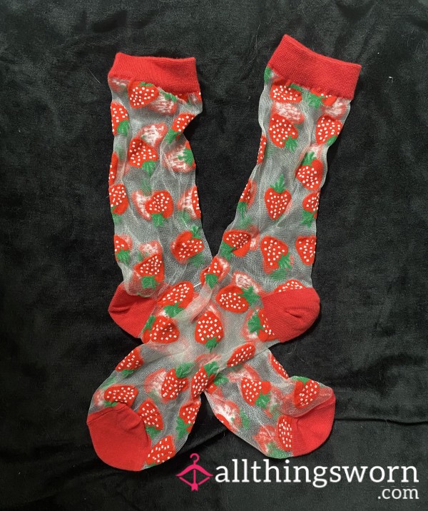Strawberry Nylon/Cotton Socks