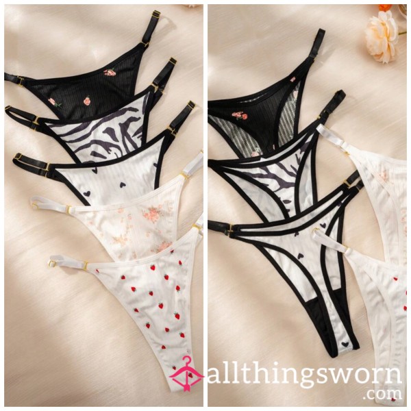 Strawberry Print Panties 🍓
