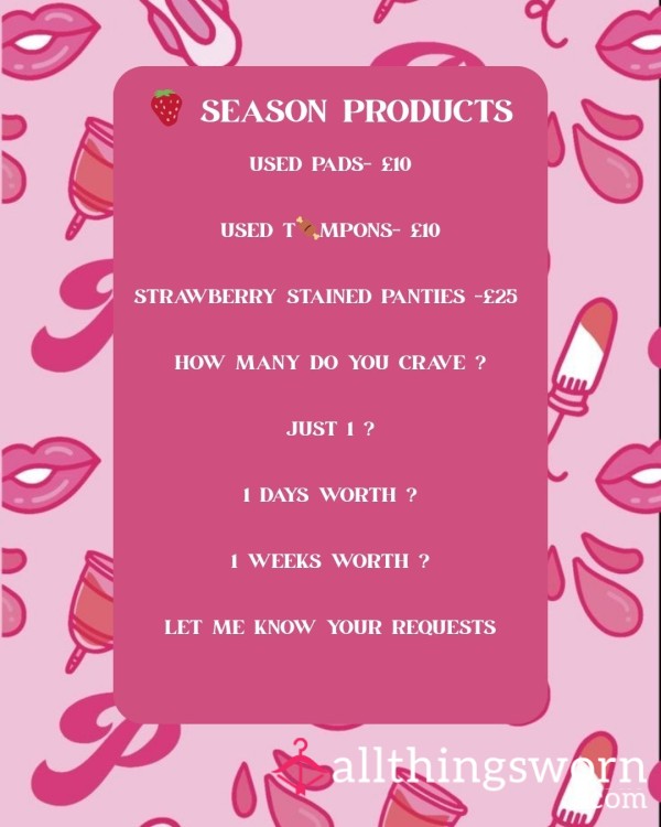 Strawberry Season Products 🍓