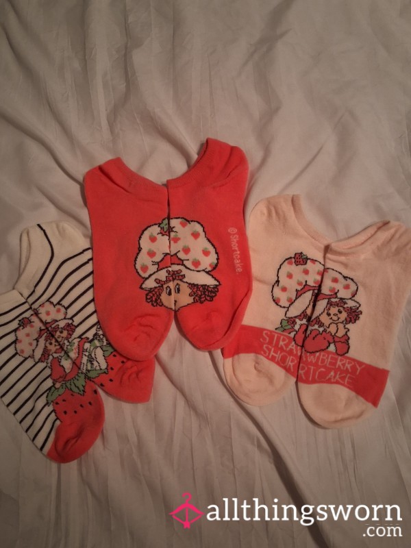 Strawberry Shortcake No Show Socks