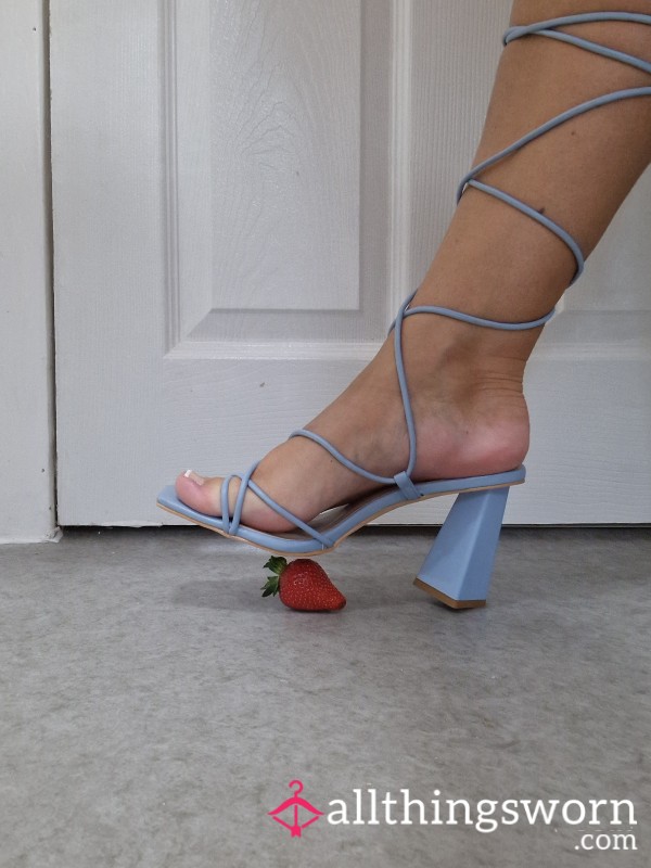Strawberry Squash In My Wrap Around Heels