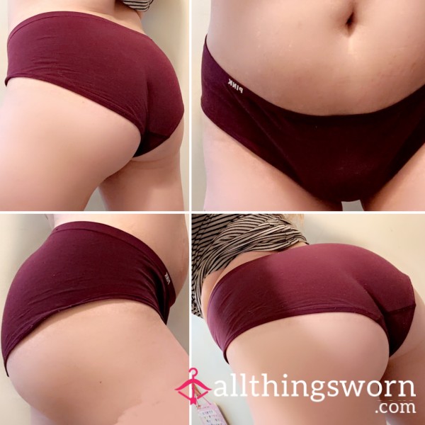 Stretched Out Maroon Briefs