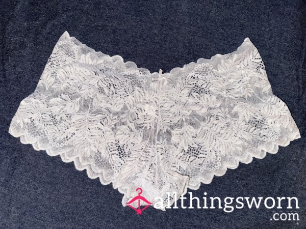 Stretchy White Lace..