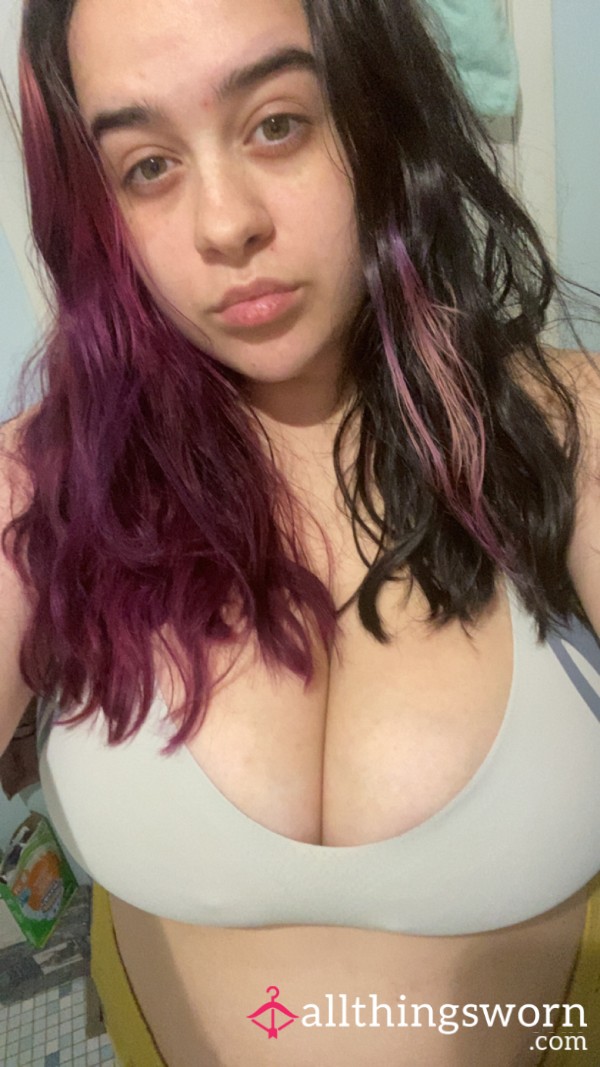 Strip Tease With Size G Tits