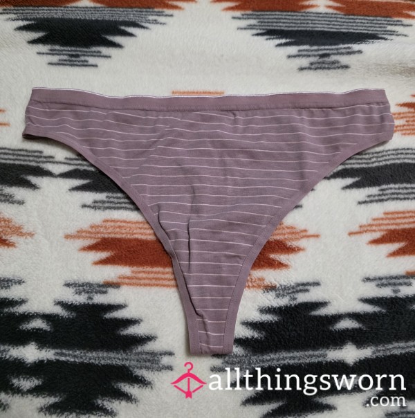 Stripe Thong