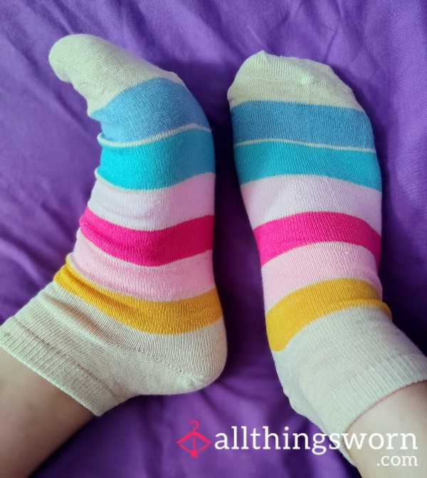 Striped Ankle Socks