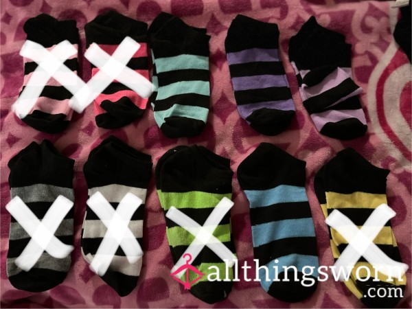Striped Ankle Socks