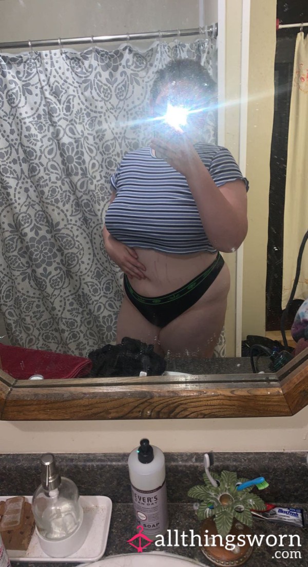 Striped Blue Crop Top