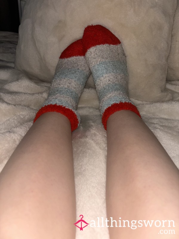 Striped Fluffy Socks